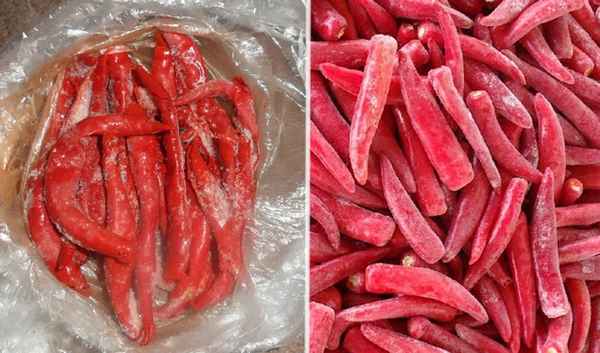 Как заморозить горький перец на зиму