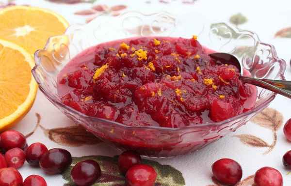 Клюква с сахаром и апельсином: рецепт заготовки на зиму