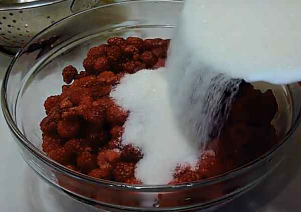 Как вкусно приготовить протёртую малину с сахаром на зиму без варки: пропорции