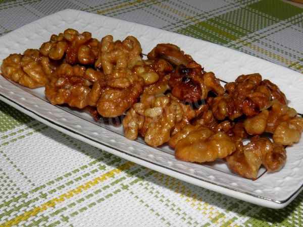 Рецепт приготовления фундука в карамели