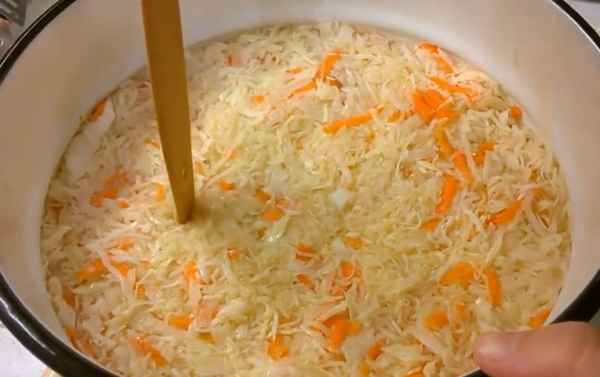 Рецепт квашения капусты в кастрюле