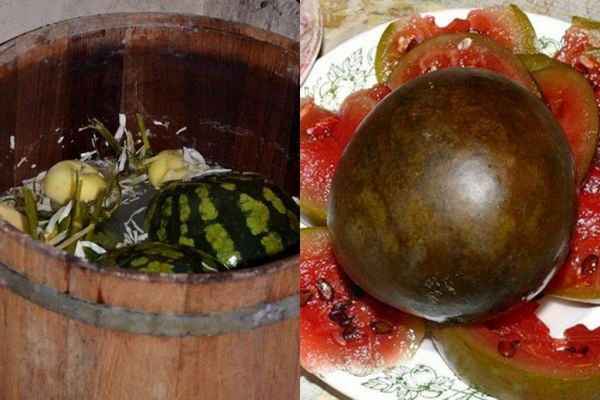 Вкусные рецепты заготовок квашеных арбузов в бочке