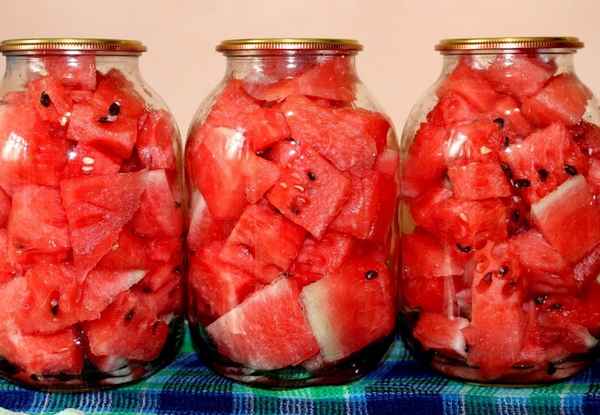 Вкусные рецепты маринованного арбуза на зиму