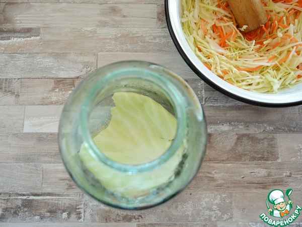 Квашение капусты с ржаной мукой