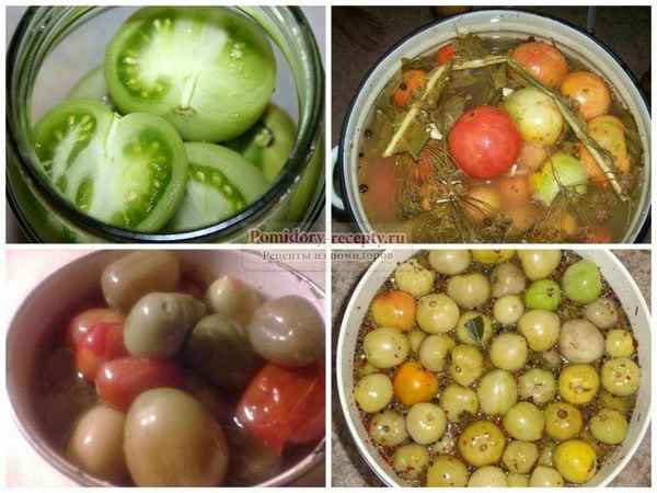 Как засолить бурые помидоры в кастрюле?