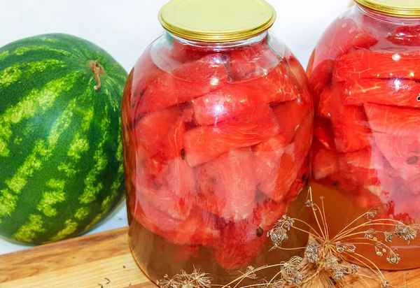 Как замариновать арбуз на зиму в банке