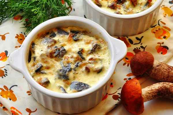 Как готовить жюльен из белых грибов