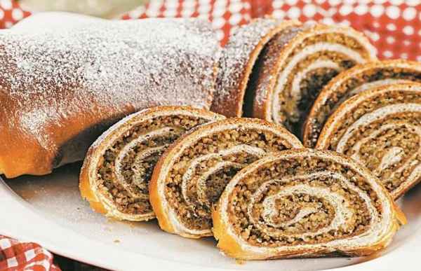 Рецепт рулета с грецкими орехами