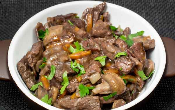 Рецепты вкусной говядины с шампиньонами