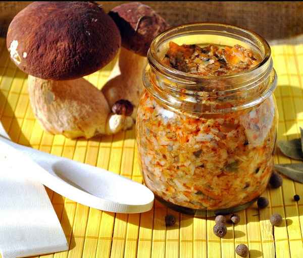 Как заготовить икру из белых грибов на зиму