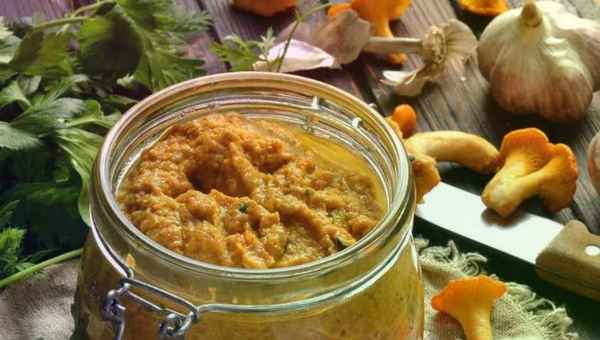 Как сделать икру из лисичек