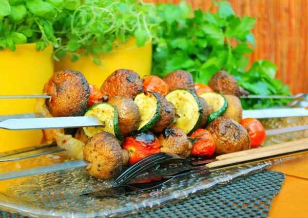 Рецепты приготовления шампиньонов с сыром на мангале