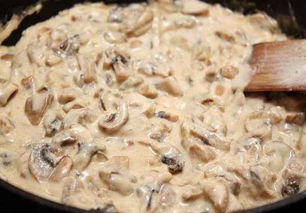 Рецепт вкусной подливы из шампиньонов со сливками