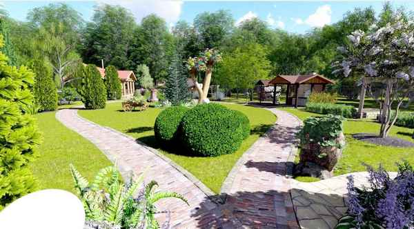 Особенности ландшафтного дизайна участка на 30 соток