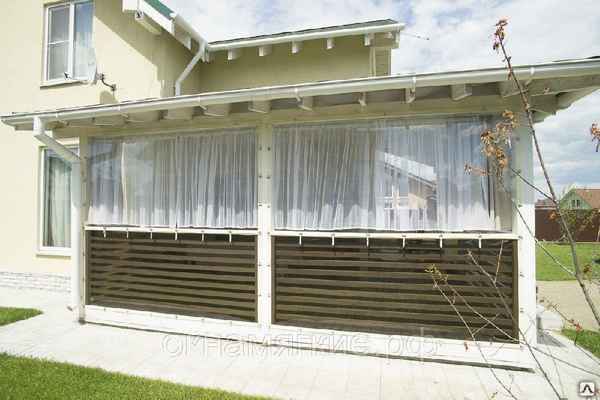 Как закрыть веранду от дождя и снега