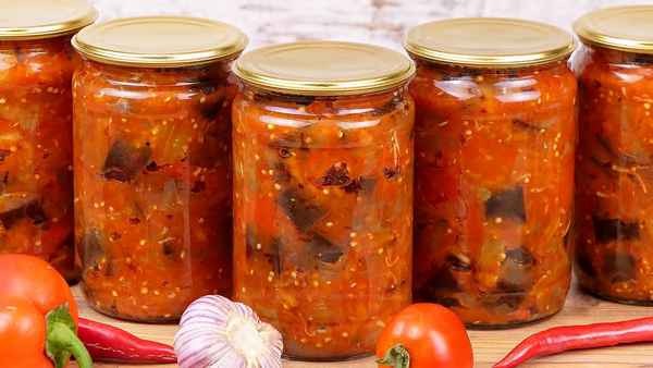 Заготовки баклажанной икры на зиму без стерилизации