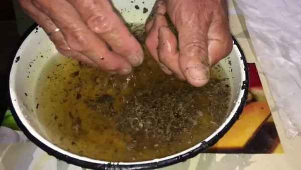 Очищение прополиса от примесей