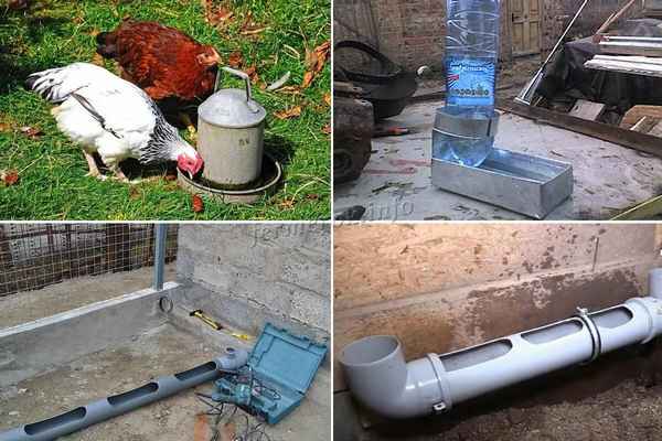 Как сделать автопоилку для кур своими руками