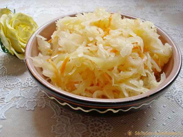 Как заквасить капусту без соли и сахара