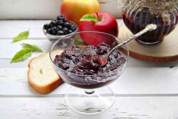 Лучшие рецепты варенья из черноплодной рябины с яблоками