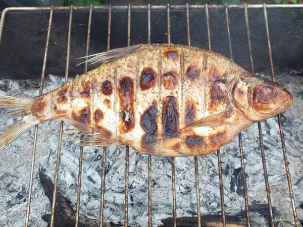 Как приготовить леща на мангале