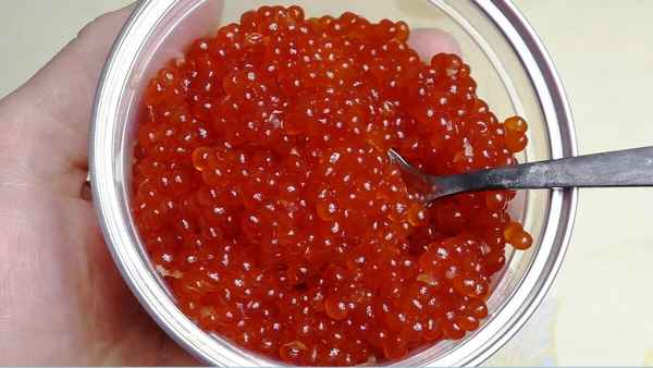Засолка замороженной икры горбуши