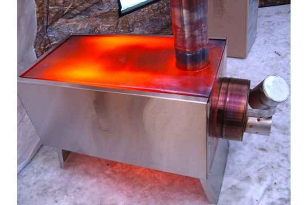 Изготовление печки для зимней палатки