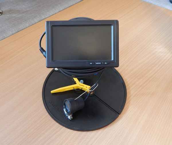 Самодельная подводная камера для зимней рыбалки