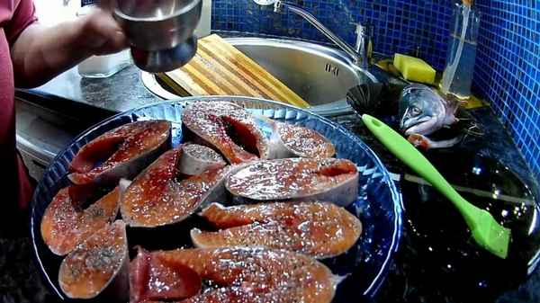 Как приготовить горбушу в аэрогриле