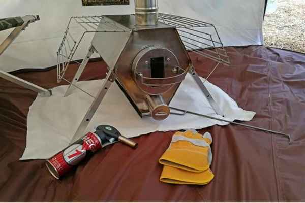 Обогрев зимней палатки