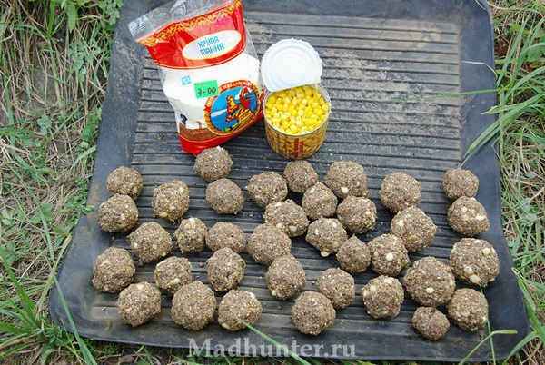 Приготовления прикормки для ловли сазана