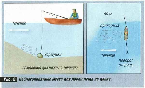 Особенности ловли леща на течении