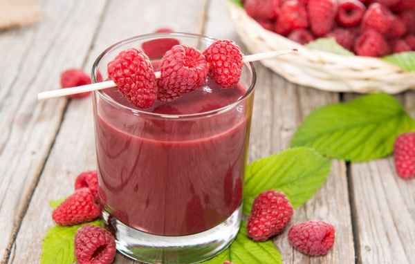 Польза и вред малинового сока