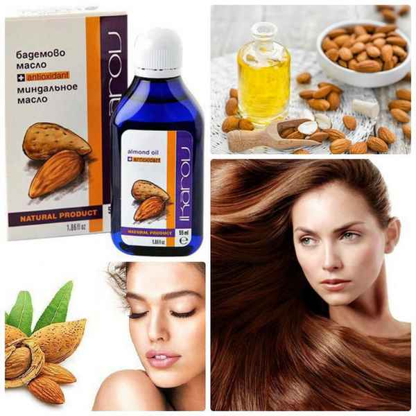 Применение миндального масла для волос
