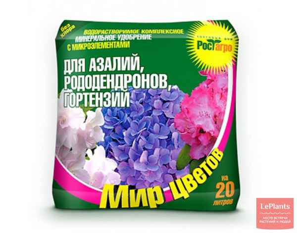 Подкормка и удобрение рододендронов