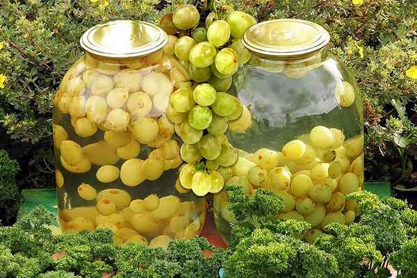 Как приготовить компот из белого винограда?