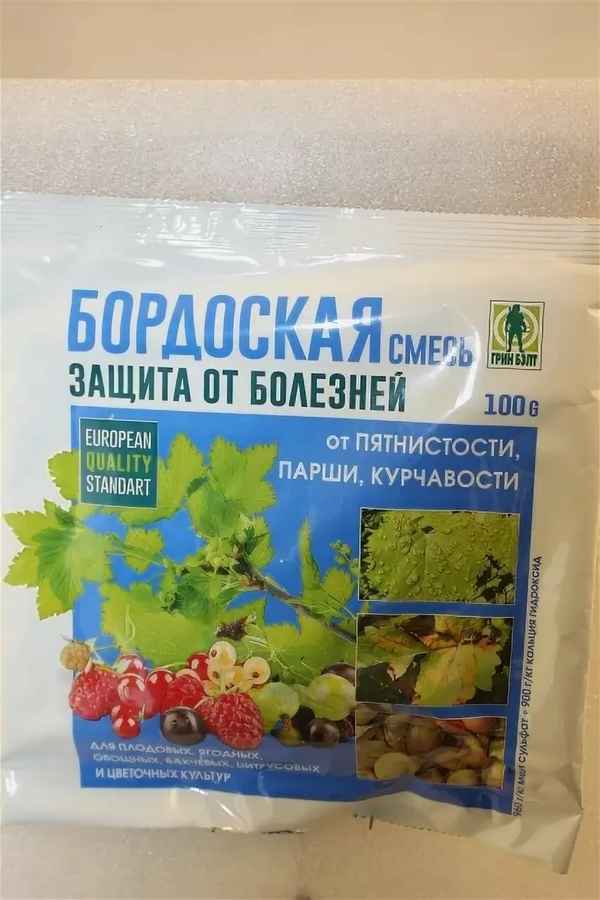 Весенняя обработка винограда бордосской смесью