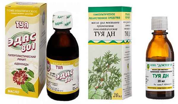 Применение масла туи для лечения аденоидов
