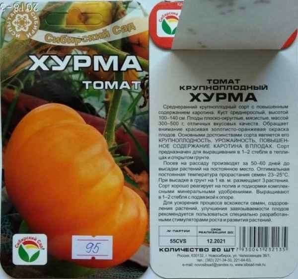 Томат «Хурма»: описание и хаpaктеристика сорта, выращивание и уход