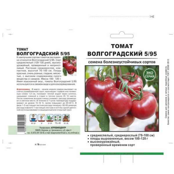 Томат «Волгоградский»: хаpaктеристика и описание сорта, посадка, выращивание и уход