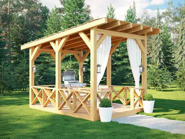 Как построить дачную беседку своими руками