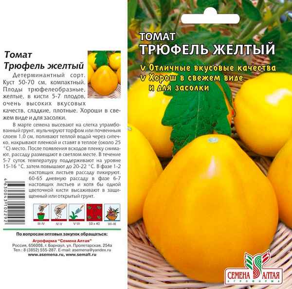 Томат «Трюфель красный»: описание и хаpaктеристика сорта, выращивание и уход
