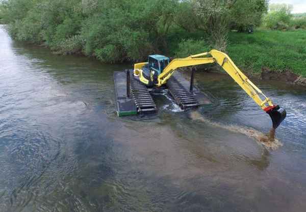 Очистка и углубление пруда