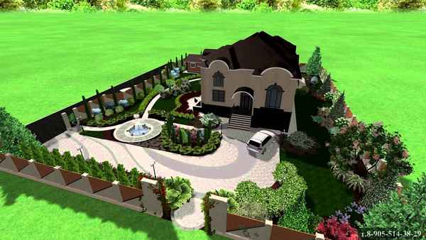 Особенности ландшафтного дизайна треугольного участка