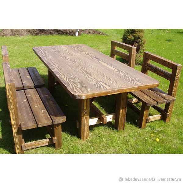 Как сделать стол в беседку своими руками