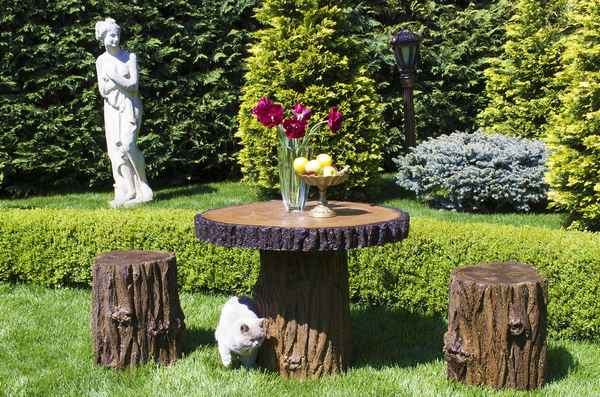 Способы использования пней в ландшафтном дизайне