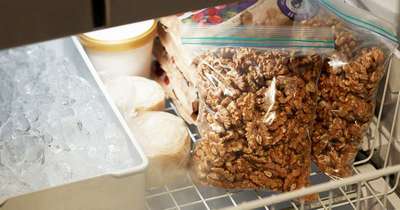 Хранение очищенных грецких орехов