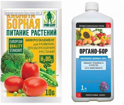 Борная кислота для растений