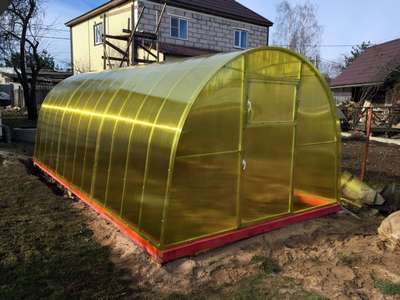 Цвет поликарбоната для теплицы