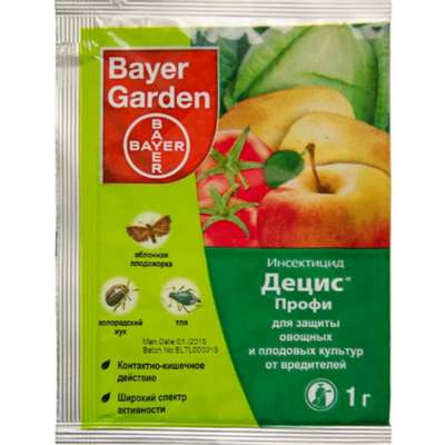 Препарат Децис-Профи против вредителей